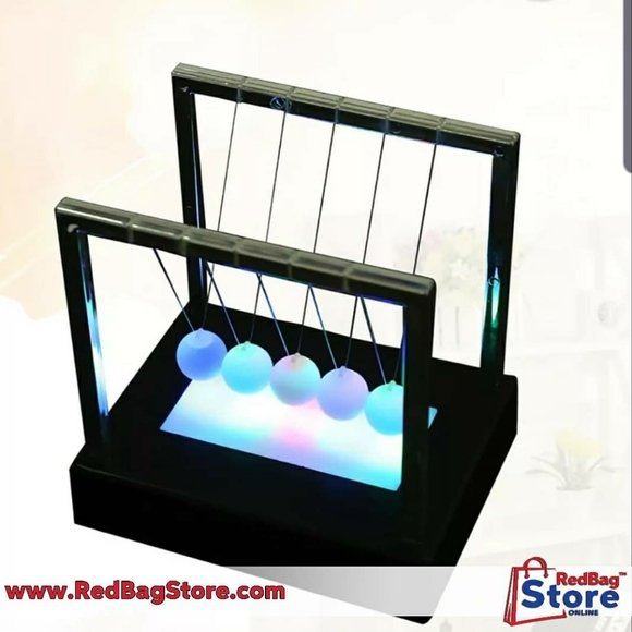 Education Newtons Cradle Led Light Up Kinetic - Picture 3 of 3